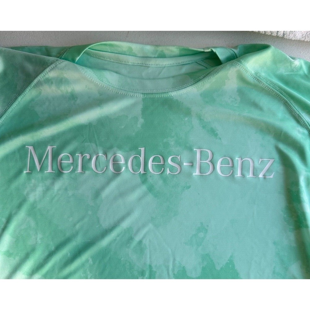 MERCEDES BENZ XXL Green Camo Performance Long Sleeve Shirt Tee UV Unisex NEW